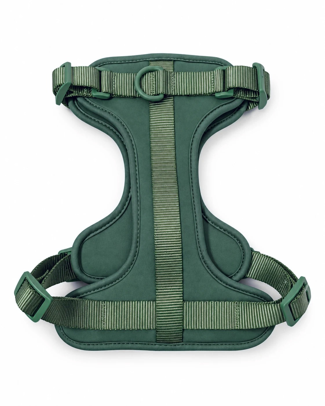 Pelucci Harness in Forest Green, back