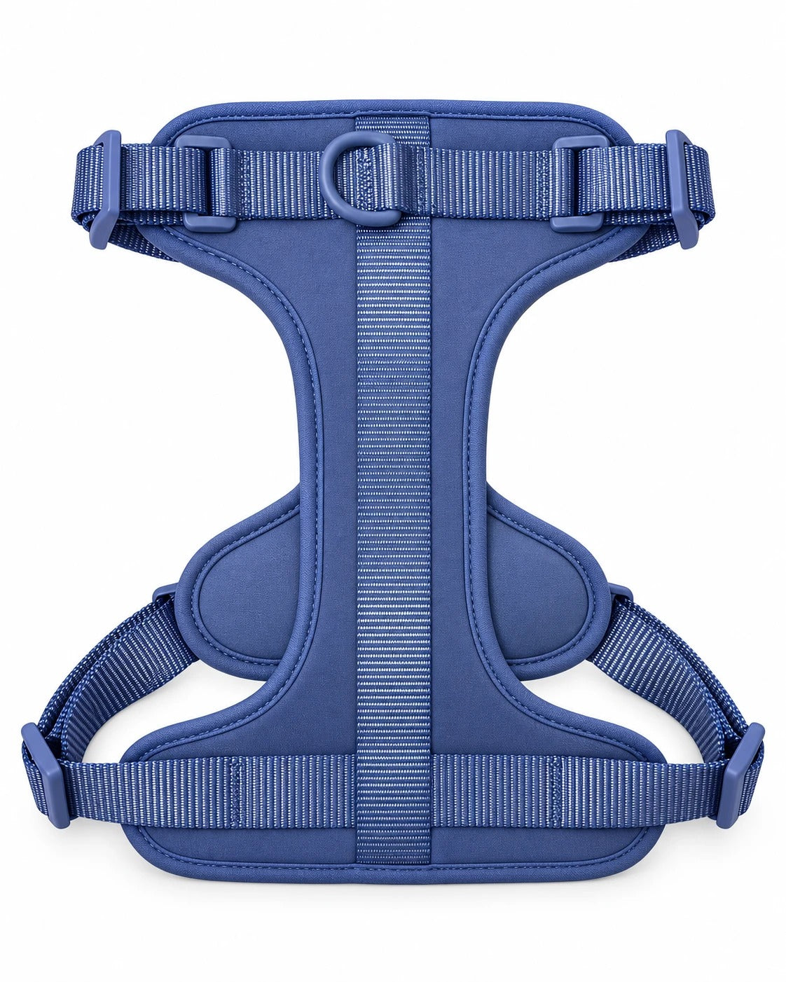Pelucci Harness in Ocean Blue, back